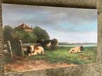 Hendrik Savrij Martinus (1871-1942) - Koeien in landschap, Antiek en Kunst