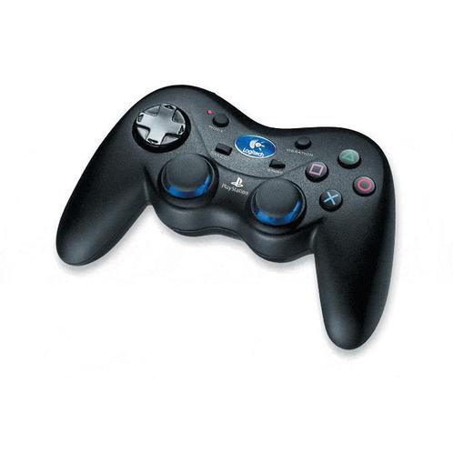 Logitech Controller Draadloos voor Playstation 2 - Zwart, Spelcomputers en Games, Spelcomputers | Sony PlayStation Consoles | Accessoires