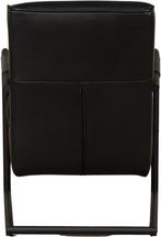 Leren fauteuil met sledepoot - Echt leer, Industrieel, Comfo, Nieuw, Ophalen of Verzenden, Industrieel, 50 tot 75 cm