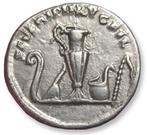 Romeinse Rijk. Geta as Caesar (AD 198-209). Denarius, Postzegels en Munten