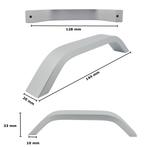 Handgreep Tulsa 128 mm Aluminium, Huis en Inrichting, Keuken | Keukenelementen, Verzenden, Nieuw