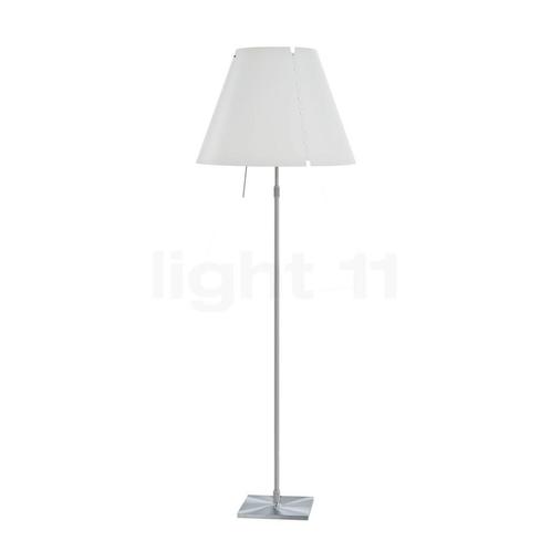 Luceplan Costanza Vloerlamp, lampenkap wit/frame aluminium -, Huis en Inrichting, Lampen | Vloerlampen, Nieuw, Verzenden