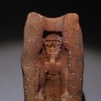 Oud-Egyptisch Terracotta Grote mallen makende godin