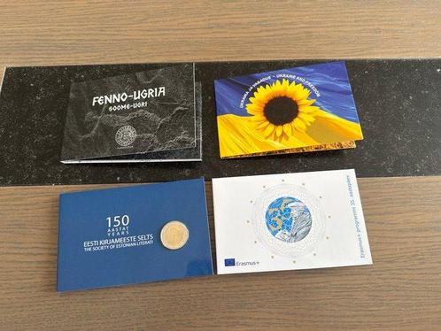 Estland. 2 Euro 2021/2022 (4 stuks) (Zonder Minimumprijs), Postzegels en Munten, Munten | Europa | Euromunten