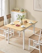 Eettafel - 120x78 cm - inklapbare keukentafel - 2-4, Huis en Inrichting, Verzenden, Nieuw