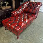 Origineel Chesterfield Daybed – Antiek Rood NIEUW, Huis en Inrichting, Ophalen of Verzenden, Nieuw, Leer, Chesterfield