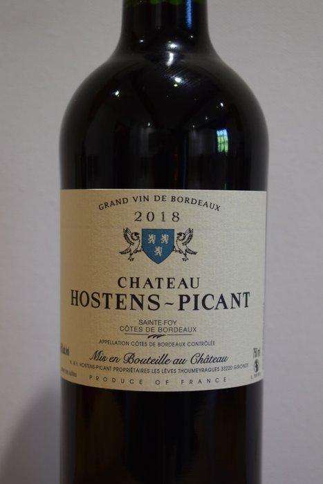 2018 Chateau Hostens-Picant - Sainte-Foy Côtes de Bordeaux -, Verzamelen, Wijnen
