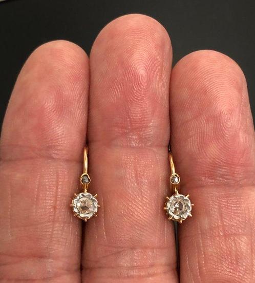 Zonder Minimumprijs - Oorbellen - 18 karaat Geel goud,, Sieraden, Tassen en Uiterlijk, Oorbellen