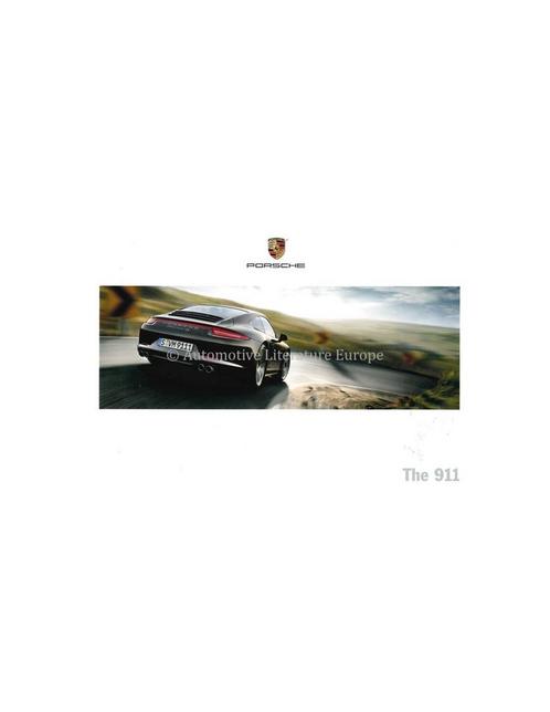 2013 PORSCHE THE 911 BROCHURE ENGELS (US), Boeken, Auto's | Folders en Tijdschriften, Porsche