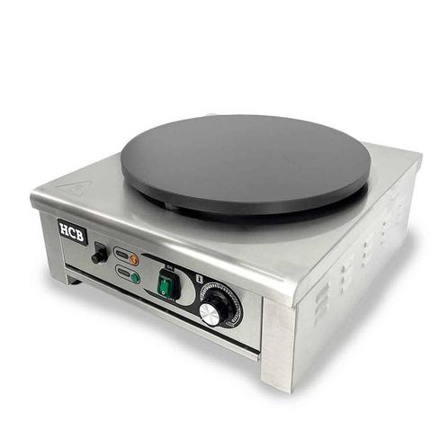 HCB Crêpe bakplaat - 230V - RVS, Zakelijke goederen, Horeca | Keukenapparatuur, Nieuw in verpakking, Fornuis, Frituur en Grillen