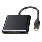 3 in 1 USB-C Hub - Compatibel met Macbook Pro / Air - USB, Computers en Software, Pc- en Netwerkkabels, Verzenden, Nieuw