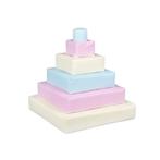 Foam blokken - stapel toren - 55x55x60cm - pastel kleuren, Kinderen en Baby's, Speelgoed | Educatief en Creatief, Ophalen of Verzenden