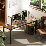 TRUUSK Bureau en Computertafel - Rustiek Ontwerp - Veel Ruim, Huis en Inrichting, Bureaus, Verzenden, Nieuw
