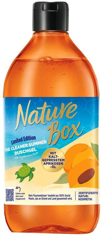 Nature Box Douchegel Abrikoos 385 ml, Sieraden, Tassen en Uiterlijk, Uiterlijk | Lichaamsverzorging, Nieuw, Verzenden