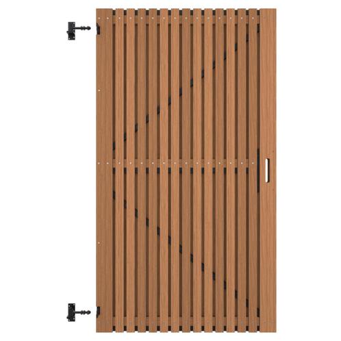 Hardhouten poort | Geschaafd Ayous | Breedte 100 cm | Hoog.., Tuin en Terras, Schuttingen, Minder dan 3 meter, Nieuw, IJzer, 1 tot 2 meter