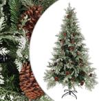 vidaXL Kerstboom met dennenappels 195 cm PVC en PE groen en, Verzenden, Nieuw