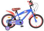 Sonic Kinderfiets - Jongens - 16 inch - Blauw - Twee, Verzenden, Nieuw