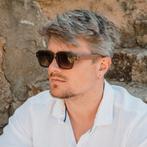 Wooda® Zonnebril Square – Cap de Barbaria Marrón Degrade, Overige merken, Zonnebril, Verzenden, Nieuw