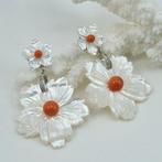 Bloedkoraal - Zilver - Oorbellen - CORALLO MEDITERRANEO