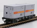 LGB 4069 B Containerwagen met 2 LGB Containers, Analoog, Overige typen, Gebruikt, LGB