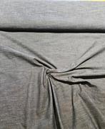 Stoffen en lappen jeans linnen look zwart, 200 cm of meer, Nieuw, Overige materialen, 120 cm of meer