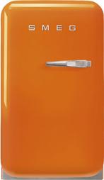 Smeg FAB5LOR6 retro jaren 50 koelkast - oranje - linksdraaie, Zonder vriesvak, Verzenden, Nieuw, Minder dan 75 liter
