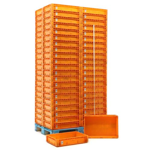 Gebruikte euronorm stapelbakken palletaanbieding alle wanden, Doe-het-zelf en Verbouw, Kratten en Dozen, Ophalen of Verzenden