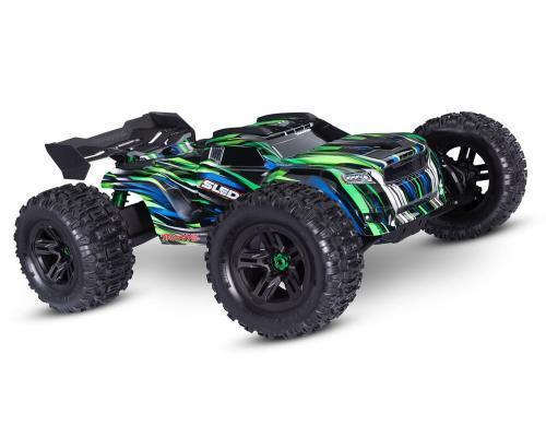 Trxxs Traxxas Sledge 1/8 6S Groen/oranje/rood/blauw, Hobby en Vrije tijd, Modelbouw | Radiografisch | Auto's, Elektro, Schaal 1:8