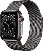 Apple Watch Series 6 40 mm kast van grijs roestvrij staal, Telecommunicatie, Overige Telecommunicatie, Zo goed als nieuw, Verzenden