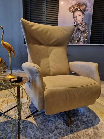 Relaxfauteuil Lichtenvoorde microvezelstof taupe - manueel beschikbaar voor biedingen