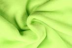 10 meter fleece stof Limoengroen - Anti Pilling Fleece, 120 cm of meer, Ophalen of Verzenden, Polyester, Groen