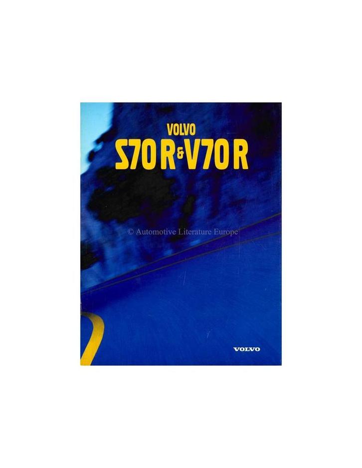1998 VOLVO S70 R | V70 R BROCHURE FRANS, Boeken, Auto's | Folders en Tijdschriften, Volvo