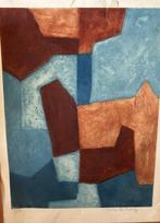 Serge Poliakoff (1900-1969) - Composition bleu et rouge