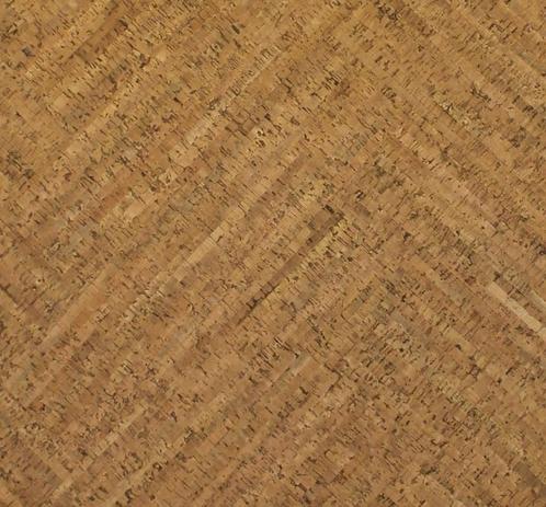 Visgraat kurkvloer - Lusitania - 59,7 x 14,7 cm.  - per m2, Doe-het-zelf en Verbouw, Vloerdelen en Plavuizen, Ophalen of Verzenden