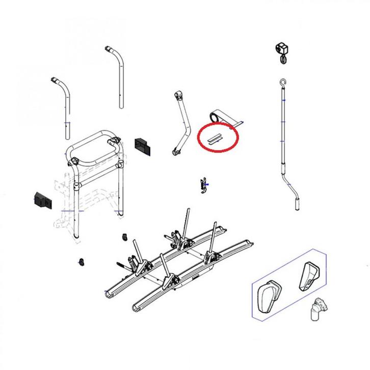 Thule Lift Repair Kit Insert Pull Strap, Doe-het-zelf en Verbouw, Elektra en Kabels, Ophalen of Verzenden