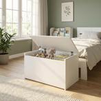 Opbergkist Hout Wit | 73cm | Gasveer | Laatste Stuks!, Ophalen of Verzenden, Nieuw, Brandweerpaal, Aanbouwonderdeel