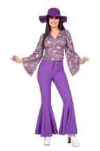 Hippie Blouse Paars, Kleding | Dames, Carnavalskleding en Feestkleding, Verzenden, Nieuw