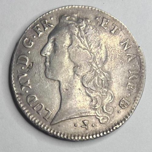Frankrijk. Louis XV (1715-1774). Ecu 1758, Pau, Postzegels en Munten, Munten | Europa | Euromunten
