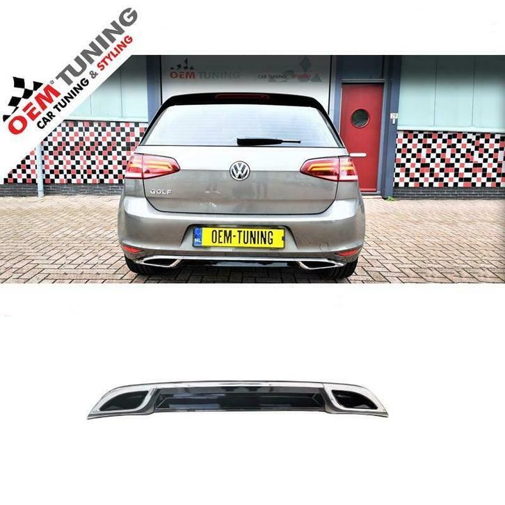 GOLF 7.5 Highline look Diffuser | voor golf 7 van2012- 2016|, Auto-onderdelen, Carrosserie en Plaatwerk, Nieuw, Volkswagen, Achter