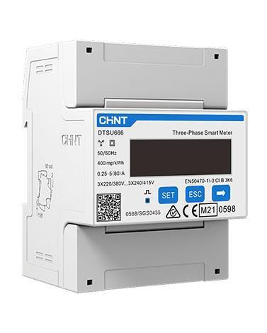 Chint 3 Fase Smart Meter (Growatt), Doe-het-zelf en Verbouw, Zonnepanelen en Toebehoren, Ophalen of Verzenden