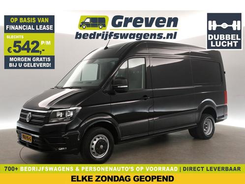 Volkswagen Crafter 50 2.0 TDI L3H3 177PK  DL AUT Cam €542pm, Auto's, Bestelauto's, Automaat, Diesel, Zwart, Volkswagen, Verzenden