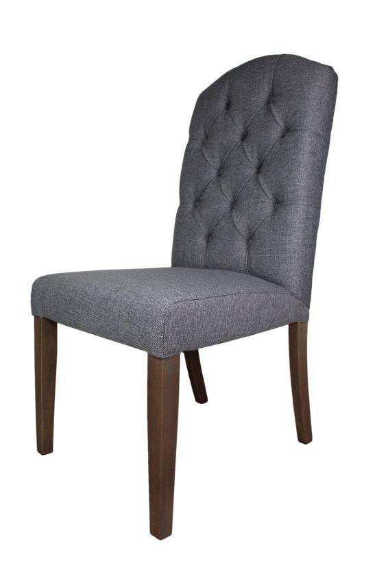 HSM Collection - Eetkamerstoel London - grijs, Huis en Inrichting, Stoelen, Verzenden