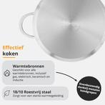 2dekans | ETA HoneyComb Pannenset voor Inductie en alle, Ophalen of Verzenden, Zo goed als nieuw