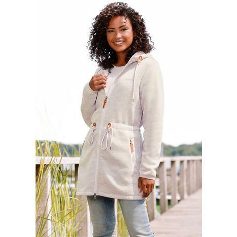 Lascana Fleecejack met een capuchon, Kleding | Dames, Sportkleding, Nieuw, Verzenden