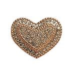 Fako Bijoux - Magneet Broche - Hart Kristal Goud -, Verzenden, Nieuw