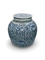 dekselvaas - Porselein - China - Qing Dynastie (1644-1911) -, Antiek en Kunst