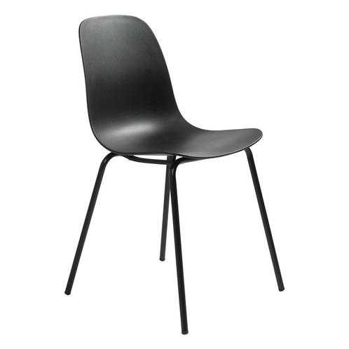 *WOONWINKEL* Kunststof Kuipstoel Zwart, Huis en Inrichting, Stoelen, Zwart, Nieuw, Kunststof, Verzenden