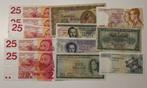 Nederland, België, Luxemburg. - 12 Banknotes - various dates
