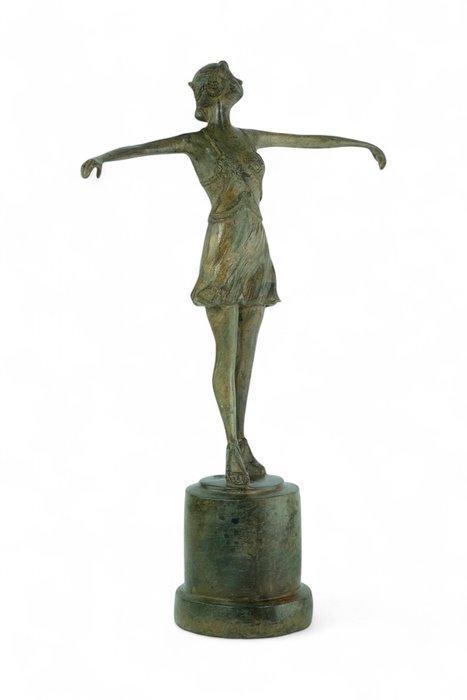 Pierre Chenet (XX-XXI) - sculptuur, Dancer in Art Deco style, Antiek en Kunst, Curiosa en Brocante