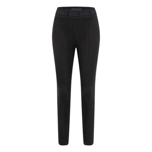 MAC • zwarte suède look legging • 36, Kleding | Dames, Broeken en Pantalons, Zwart, Nieuw, Maat 36 (S), Verzenden
